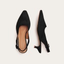Viva Heels, black suede